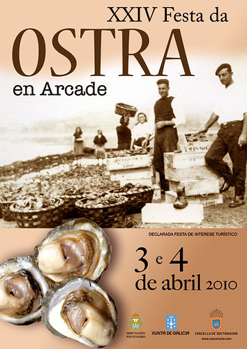 Festa da Ostra en Arcade - 2010 - 24ª edición - Declarada festa de interese turístico - Arcade - Soutomaior - Pontevedra - abril - cartel.jpg