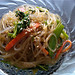 Sally's japchae (stir-fried glass noodles with vegetables and meat)