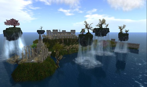avilion waterfalls in second life