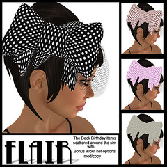 Flair - Polka BowNet Headband