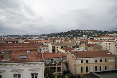 A rooftop view of Cannes