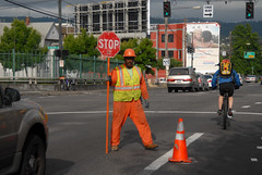 Flagger at Broadway Williams-4
