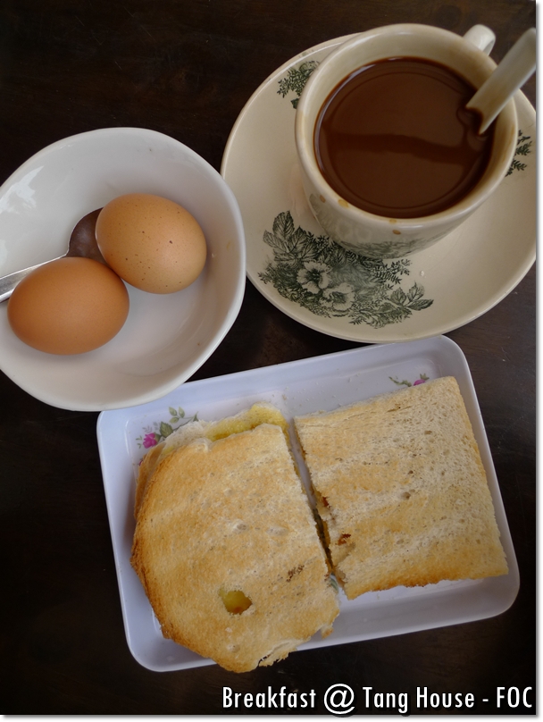 Tang House Melaka - Breakfast