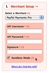 Sandbox Mode for Payment Integration