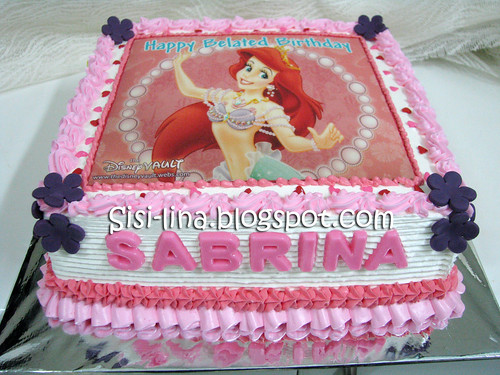 bday cake Ariel