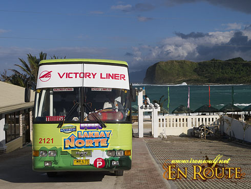 Lakbay Norte Bus at Blue Lagoon