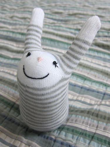 Striped Sock Bunny