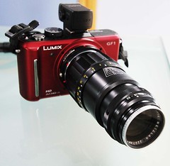 Panasonic Lumix GF1 135mm F4 Tele-Elmar lens