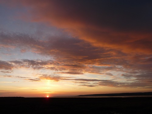 12231 - Sunset from Penclawdd, Gower