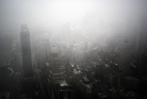 Carolin Weinkopf, New York, Fog, Skyline