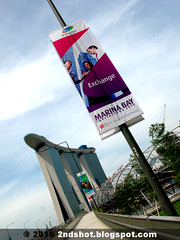 Marina Bay Sands from Bayfront Bridge