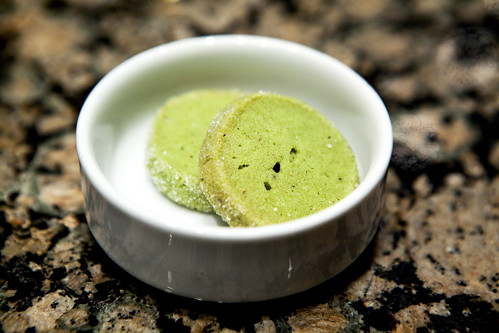 Green tea sablés
