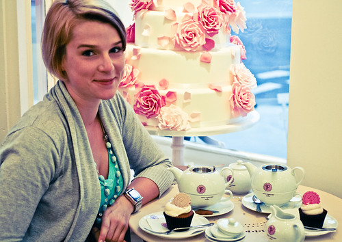 Tea & cupcakes at Peggy Porschen