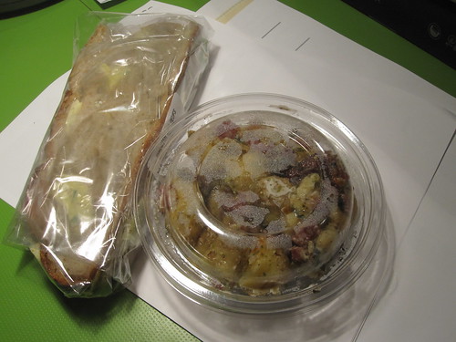 sandwich and potato salad from Cartet - $9.87