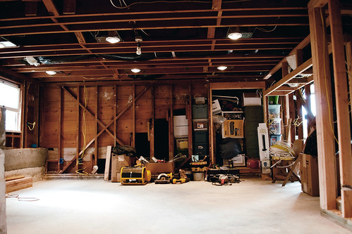 basement renovation: the office
