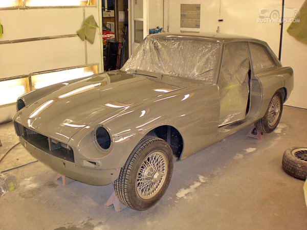 1967 MGB GT Buffed