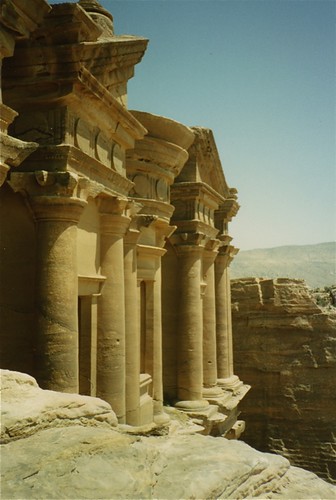 Top of the Monastery Petra Jordan