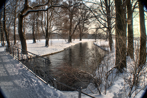 Winter wonderland in Munich