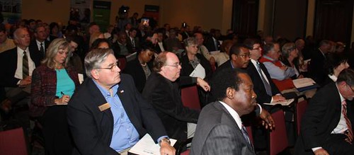 A capacity crowd turns out for a USDA sponsored jobs forum in Alabama. 