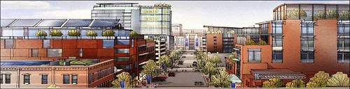 concept rendering of Denver's Living City Block (by: Living City Block)