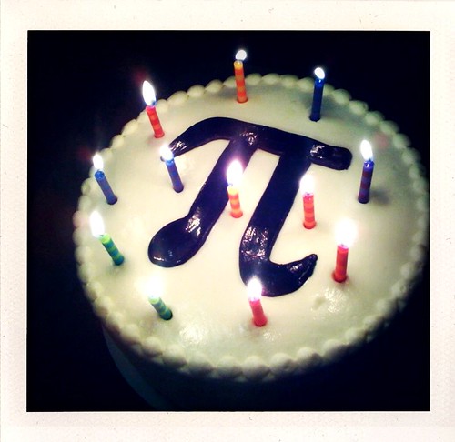 Pi Day Birthday Cake