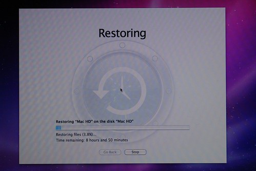 System Restore screenshot