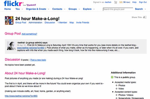 make-a-long on flickr