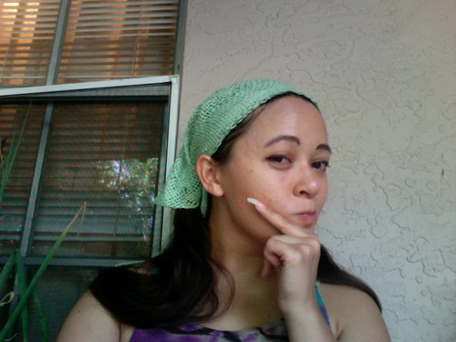 Me with triloom square as head scarf