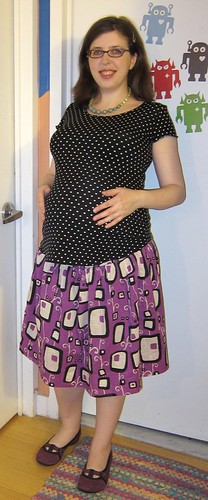 Finished: My Reversible Shirred Skirt!