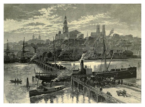 002-El puerto Darling desde el puente Pyrmont-Sydney-Australasia illustrated (1892)- Andrew Garran