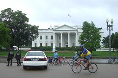 We rode past the White House