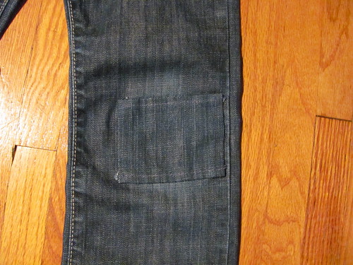 Repaired jeans