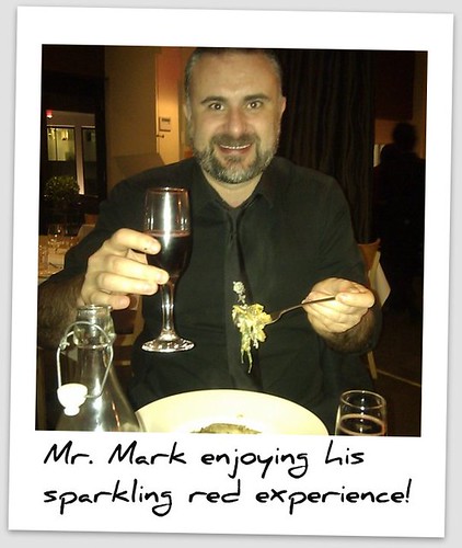 Mark on sparkling red day!