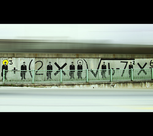 graffiti human math equation