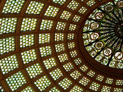 Tiffany Glass Dome at the Chicago Cultural Center