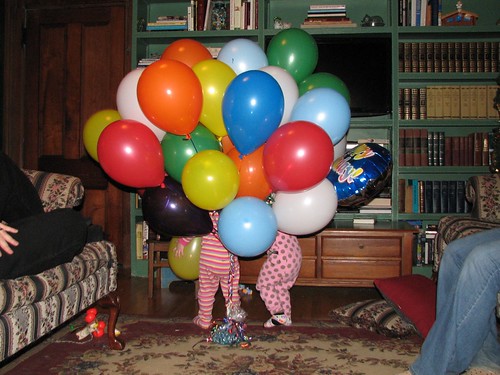 Grandpa's birthday balloons!
