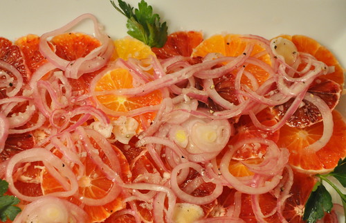 Blood Orange and Red Onion Salad with Gray Sea Salt
