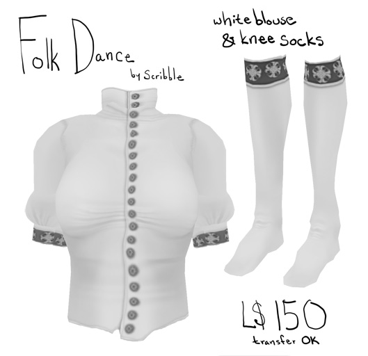 Folk Dance Blouse & Socks