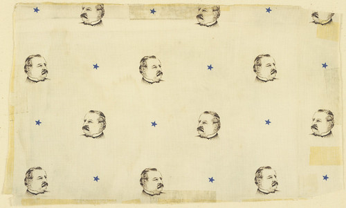 Cleveland Portrait Textile, ca. 1884