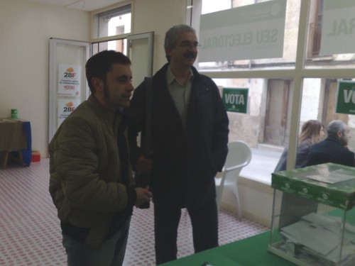 #consultes El Cuiner de l'Any Oriol Llavina i el Diputat Miquel Carrillo coincideixen per votar