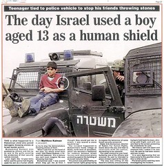 human-shield-gaza