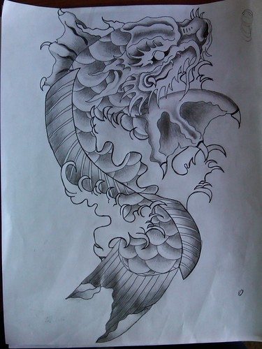 koi dragon tattoo design. April 26, 2010 by admin