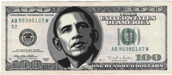 new 100 dollar bill back. obama-dollar