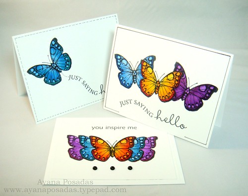 Copic Butterflies (10)