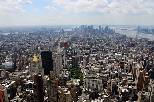El corazón de Manhattan desde la cima del edificio Empire State