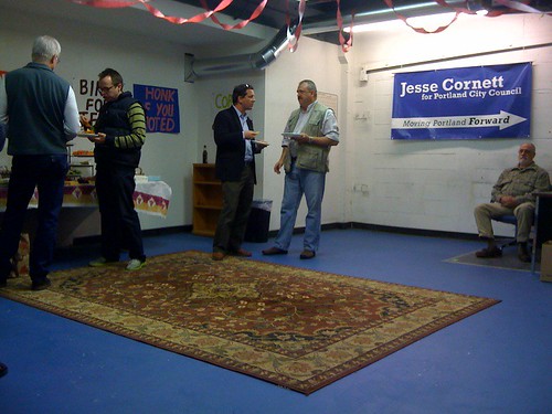 Jesse Cornett election night party