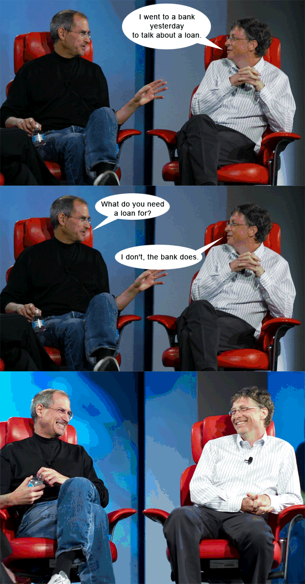 Jobs and Gates laugh it up #1