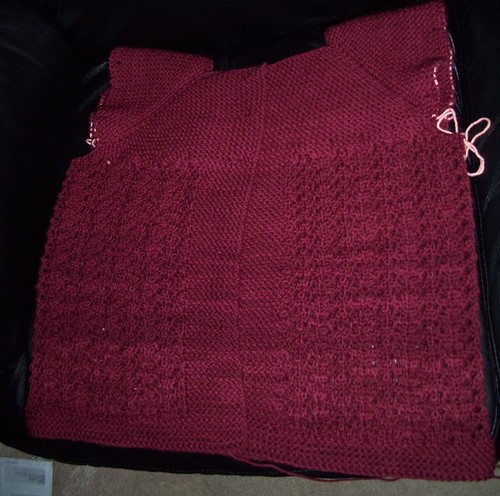 April/May Lady Sweater Progress 5.27.2010 pic #1