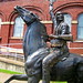 Indian on Horse statue