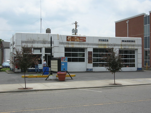 Old service station